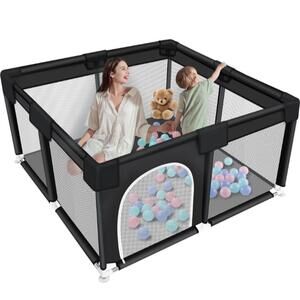 50X50 Large Playpen-Black